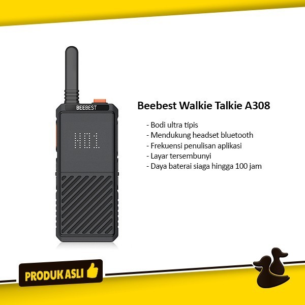 Jual BEEBEST WALKIE TALKIE ULTRA TIPIS A308 INTERCOM HT INTERPHONE ...