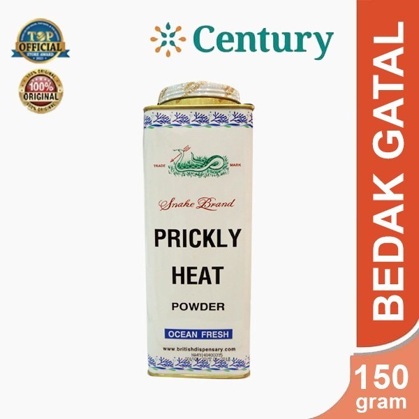 Jual Prickly Heat Powder (snake Brand) Ocean Fresh 150 Gr Bedak Gatal 