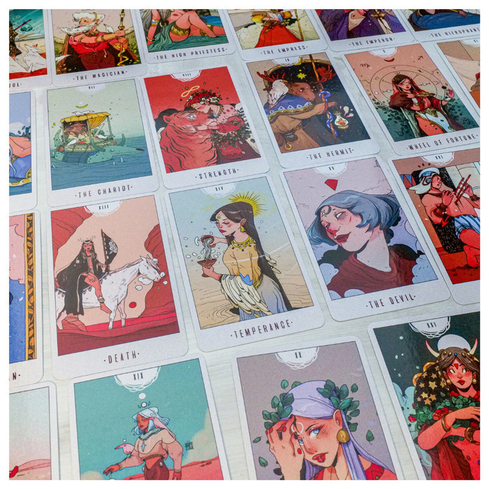 Jual White Numen: A Sacred Animal Tarot Deck Kartu Tarot -fo2 | Shopee ...