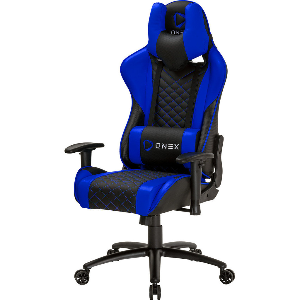 Jual ONEX GX3 Premium Quality Gaming Chair Kursi Navy Blue 18f