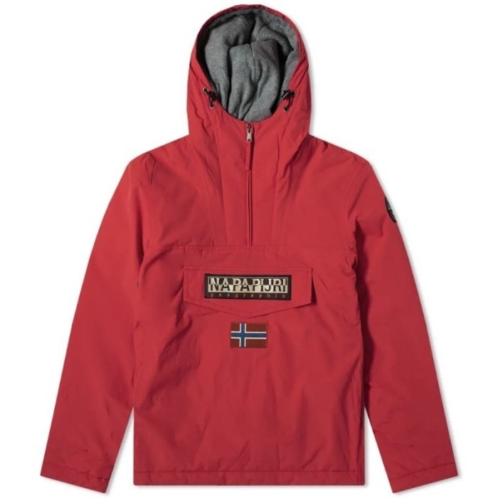Burgundy napapijri jacket best sale