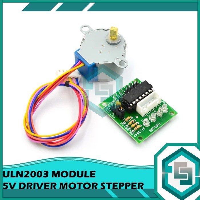 Jual Stepper Motor Dc 5v Uln2003 Driver Motor Board 4 Phase Shopee Indonesia 9055