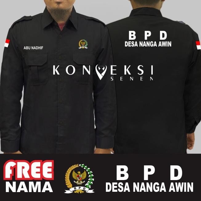 Jual Tampil Percaya Diri Big Size Kemeja Bpd Baju Bpd Seragam Bpd Pdh 