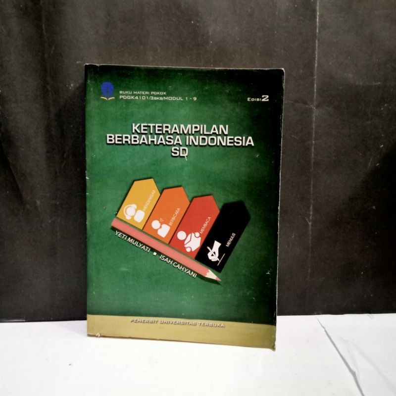 Jual Buku Keterampilan Berbahasa Indonesia SD Edisi 2 - Yeti Mulyati ...