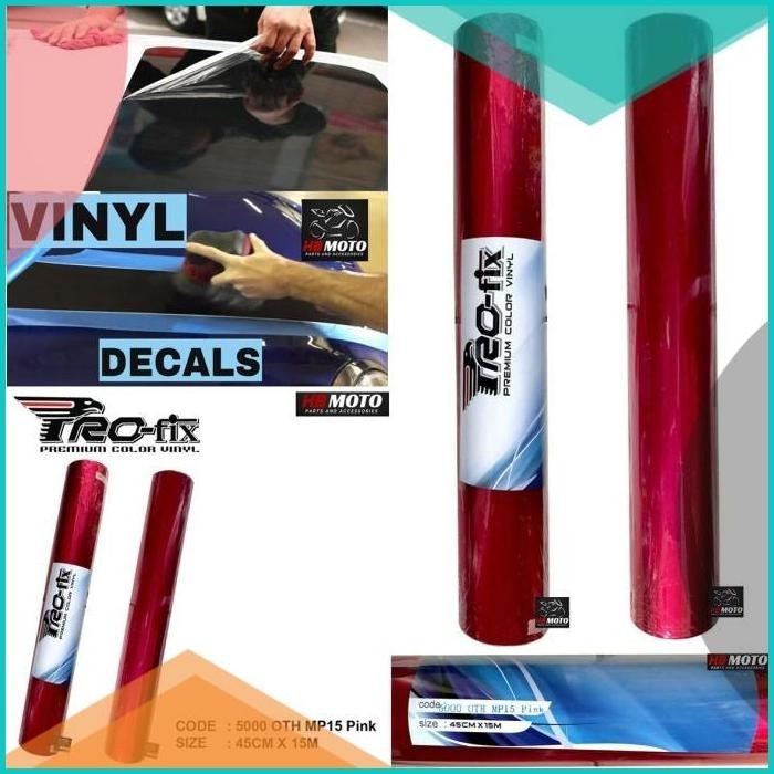 Jual Sticker Vinyl Profix Pink Metalic ( 5000 OTH MP15 Pink )(45 CM x ...