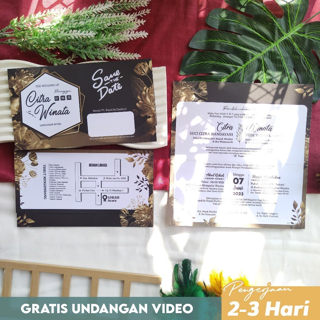 Jual Undangan Pernikahan Terbaru | Design Kekinian | Undangan Ngunduh