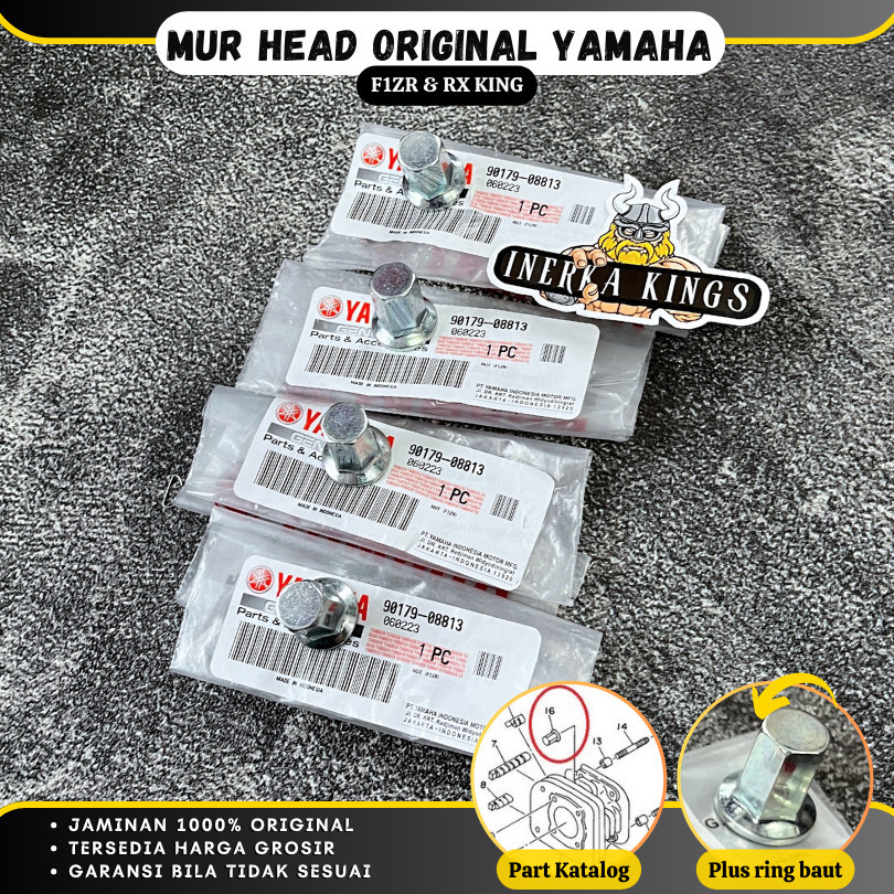 Jual Nut Mur Baut Head Cop Kop Cylinder Head Fizr F Zr Original Yamaha Shopee