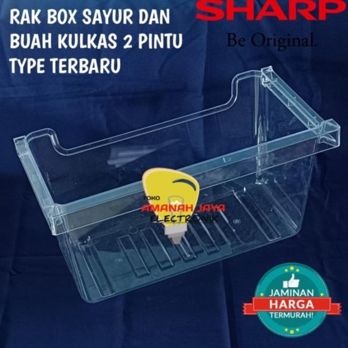 Jual RAK KULKAS BOX SAYUR DAN BUAH KULKAS SHARP 2 PINTU TYPE SJ237MG DP Shopee Indonesia