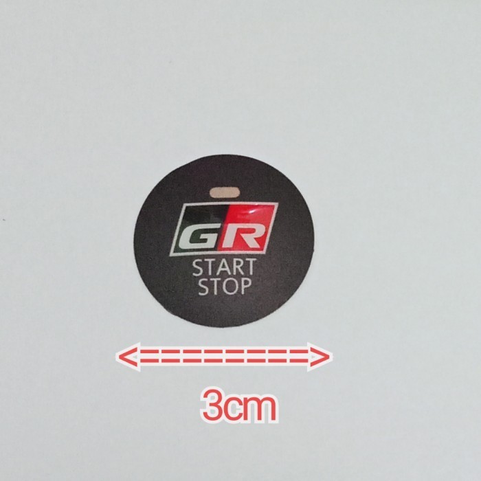 Jual STICKER STIKER START STOP ENGINE GR SPORT ORIGINAL RUSH RAIZE ...