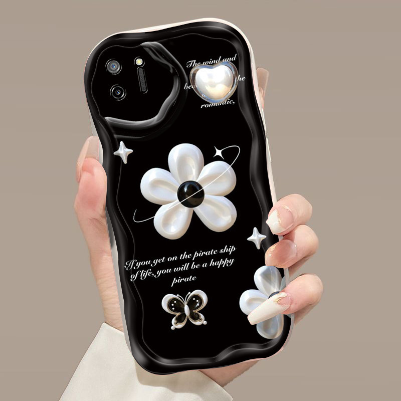 Jual Casing Hp Realme C11 2020 Case Lucu Bunga dan kupu-kupu pola