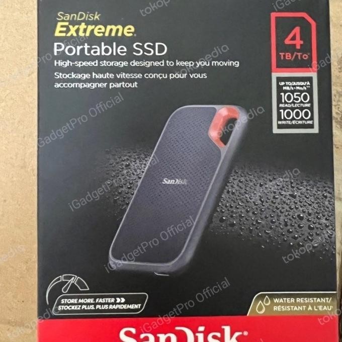 Jual Jual Ssd Sandisk Extreme Portable V2 E61 4tb 2tb 1tb 500gb External Usb 32 Shopee 1923