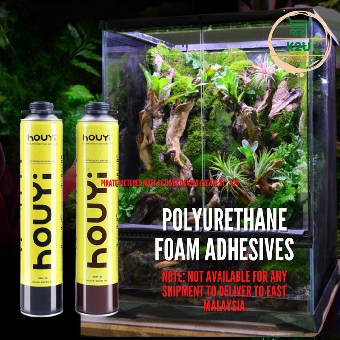 Jual HOUYI EXPANDING SPRAY PU FOAM GLASS TERRARIUM PALUDARIUM RAINFOREST Shopee Indonesia