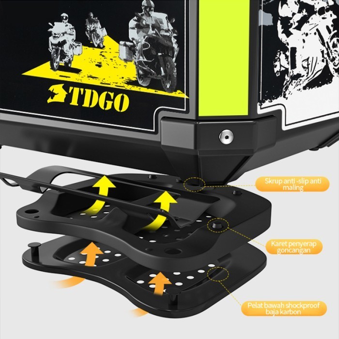 Jual Sepeda Motor Top Box Bagasi 45L / Box Motor Berkapasitas Besar ...