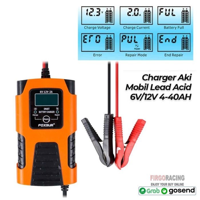 Jual Chareger Aki Basah Kering Vrla Lifepo4 Battery Charger 6V/12V40A