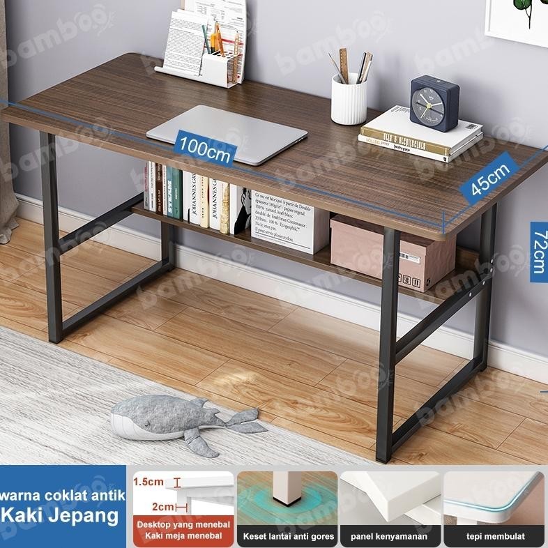 Jual kayu padatMeja Belajar Meja Kantor Minimalis Meja komputer 120CM ...