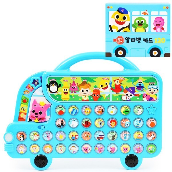 Jual Pinkfong Baby Shark ABC Alphabet Bus Sound Pad -18f | Shopee Indonesia