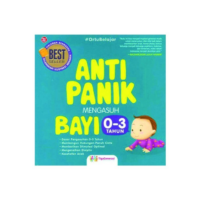 Jual Buku Anti Panik Mengasuh Bayi 0 - 3 Tahun Tiga Generasi Wahyumedia ...