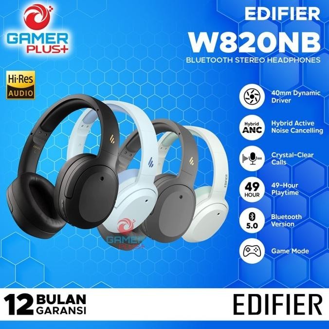 Jual EDIFIER Headphones W820NB 820NB PLUS Wireless Bluetooth 5.2 Hi-Res ...