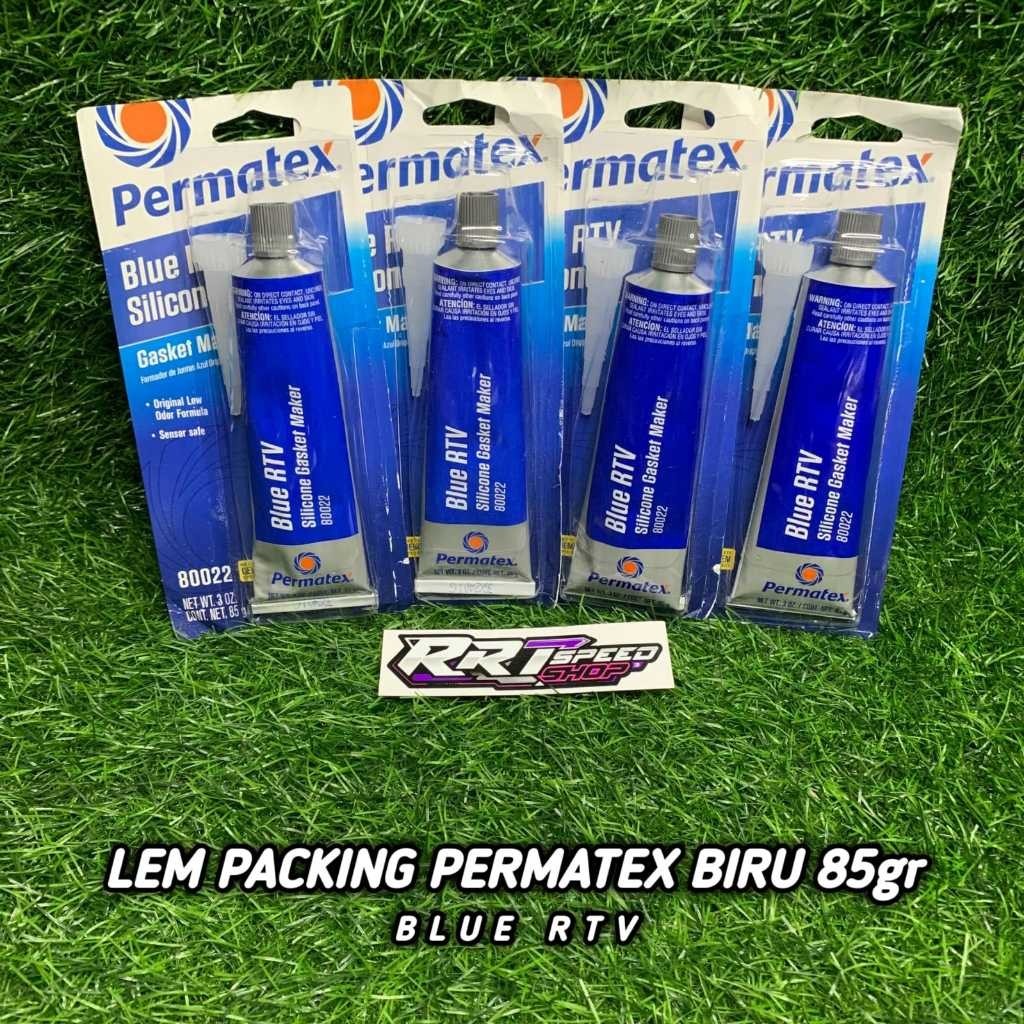 Jual LEM PACKING PERMATEX 85gr ULTRA BLUE GREY RED BLACK RTV TERBAIK ...
