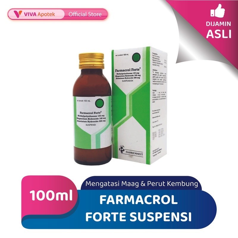 Jual Farmacrol Forte Suspensi Untuk Mengatasi Maag And Perut Kembung 100