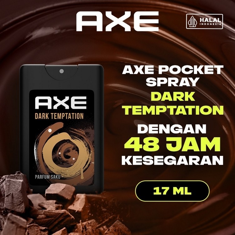 Jual Axe Pocket Fragrance Dark Temptation Parfum Saku 17ML Shopee Indonesia