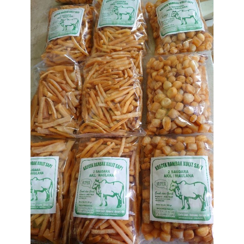 Jual Krecek Rambak Kulit Sapi 500g Shopee Indonesia