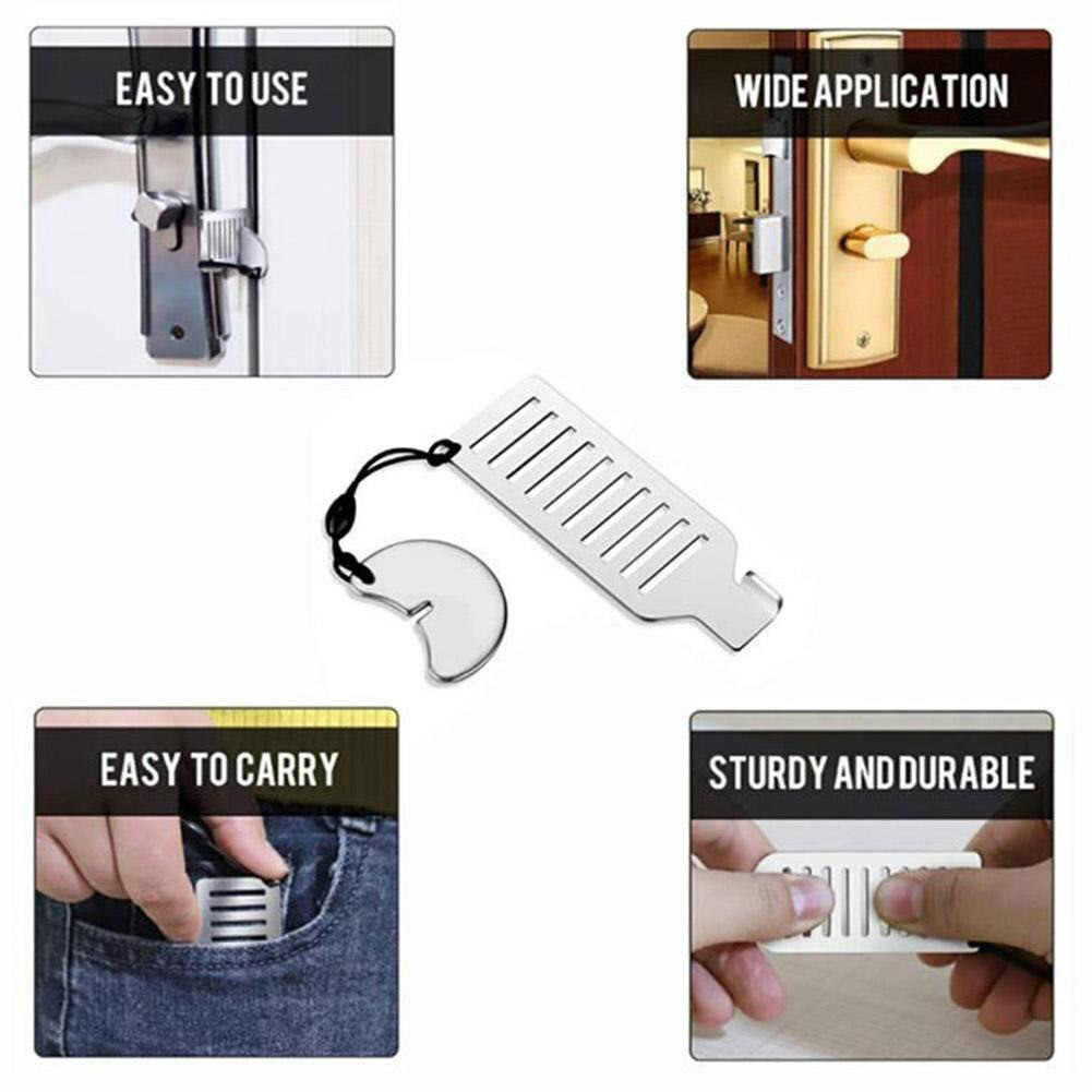 Jual Ming Xin Kunci Pintu Portable Anti Lockpick Door Lock - HZP16 ...