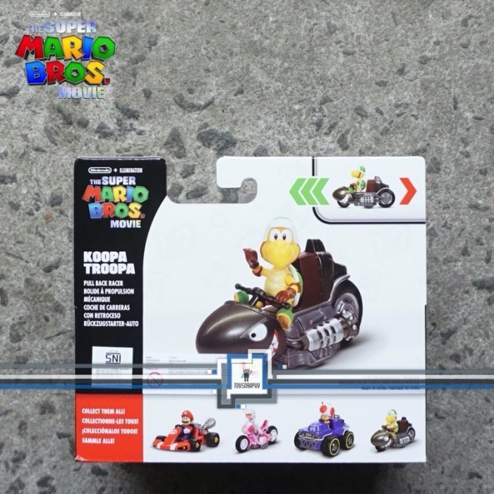 Jual The Super Mario Bros Movie Koopa Troopa Figure With Pull Back ...