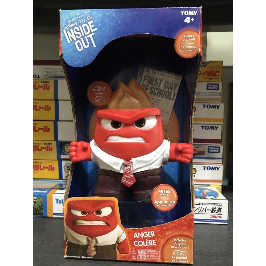 Jual Tomy Disney Pixar Inside Out Anger Interactive Toys | Shopee Indonesia