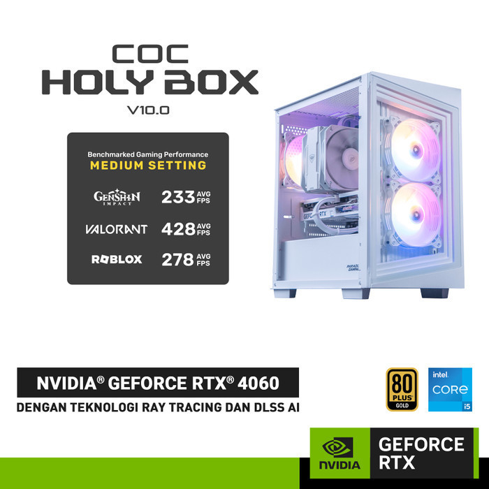Jual Coc Holy Box V10.0 - Paket Pc Rakitan Intel Ddr5 White | Shopee ...