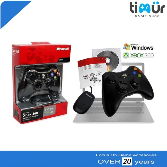 Jual Stick Stik Gamepad Controller Pc Ps3 Xbox 360 Wireless Plus ...