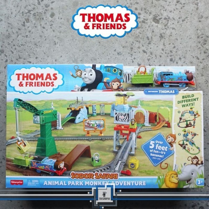 Jual Thomas And Friends Sodor Safari Animal Park Monkey Adventure ...