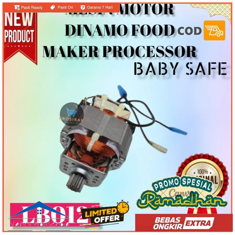 Jual MESIN MOTOR DINAMO BABY SAFE FOOD PROCESSOR LB012 BLENDER ORIGINAL