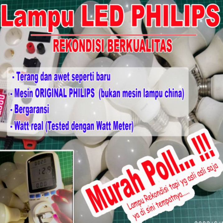 Jual Lampu LED Philips rekondisi berkualitas dan bergaransi | Shopee