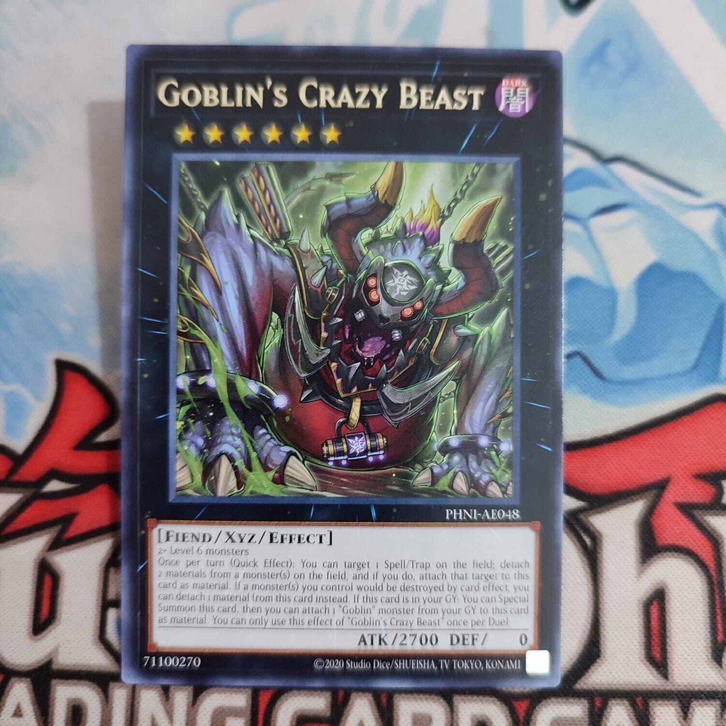 Jual yugioh AE goblin's crazy beast PHNI-AE048 R original | Shopee ...