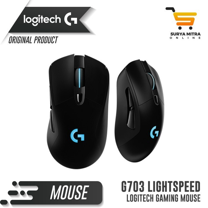 Jual Logitech G703 / G 703 Lightspeed Wireless Gaming Mouse | Shopee ...