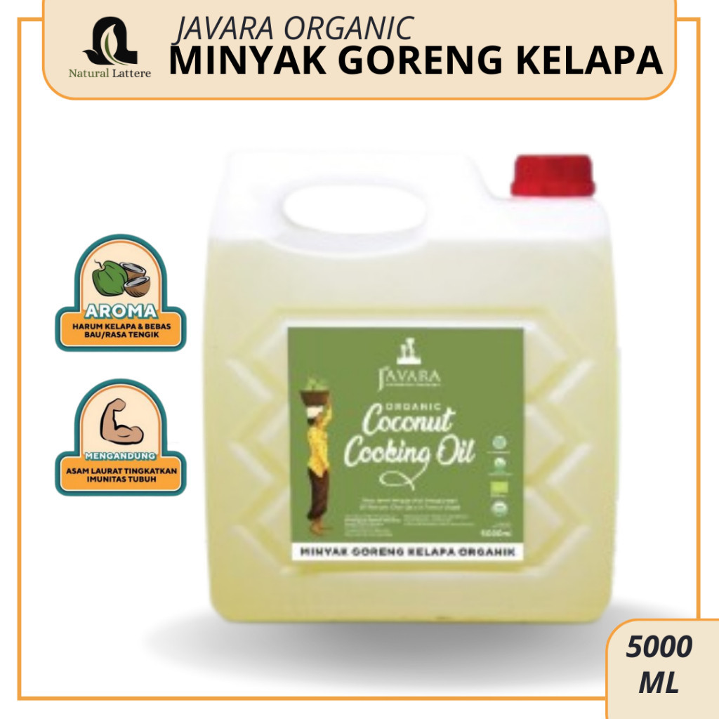 Jual Javara Organic Minyak Goreng Kelapa Organik Coconut Cooking Oil 5 ...