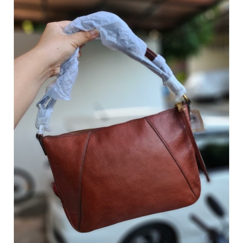 Jual Fossil Skylar Crossbody Bag Brown Shopee Indonesia