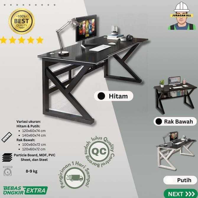 Jual MEJA KOMPUTER KAYU/PC/BELAJAR/KERJA/GAMING/ MEJA RUMAH MINIMALIS ...