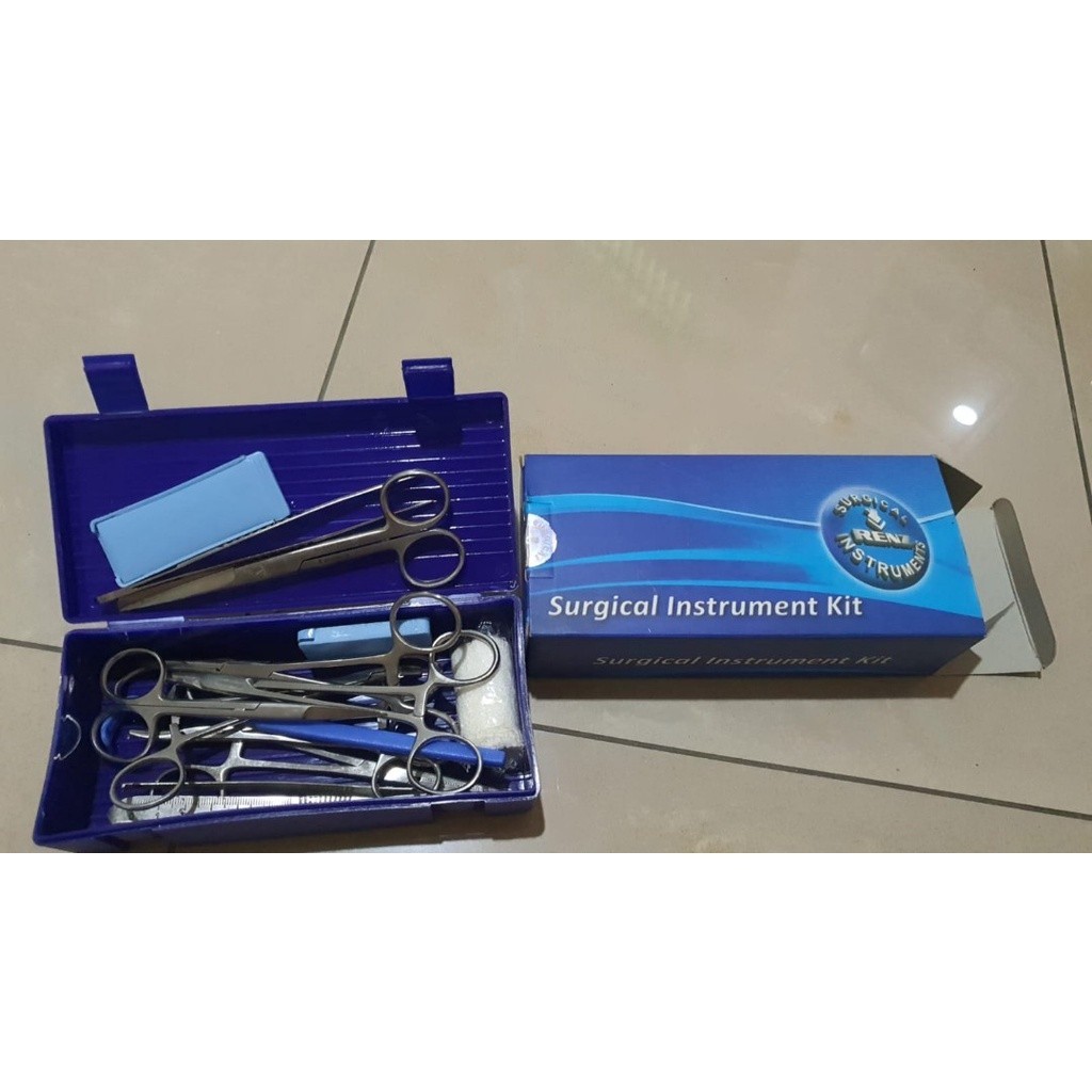 Jual SURGICAL INSTRUMENT KIT/INSTRUMEN UNTUK OPERASI LENGKAP | Shopee ...