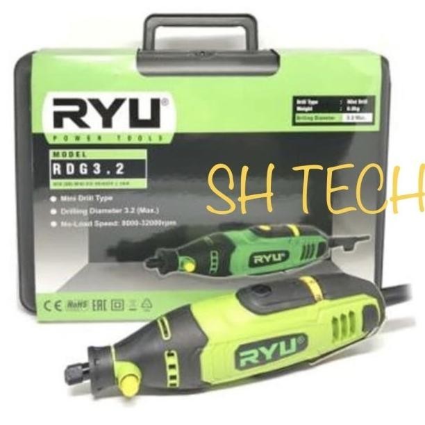 Jual MINI DIE GRINDER RYU RDG3.2 RDG 3.2 MESIN TUNER GURINDA MINI SET ...