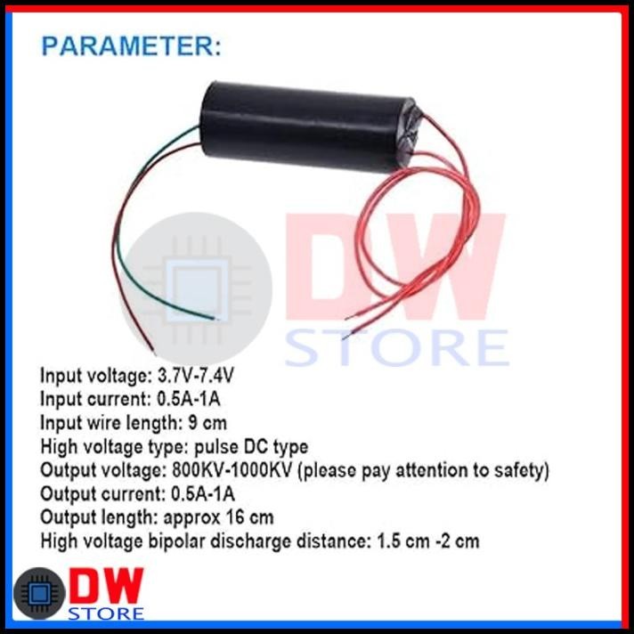Jual TERBARU DC 3-6V TO 400KV 1000KV STEP UP BOOST CONVERTER HIGH ...