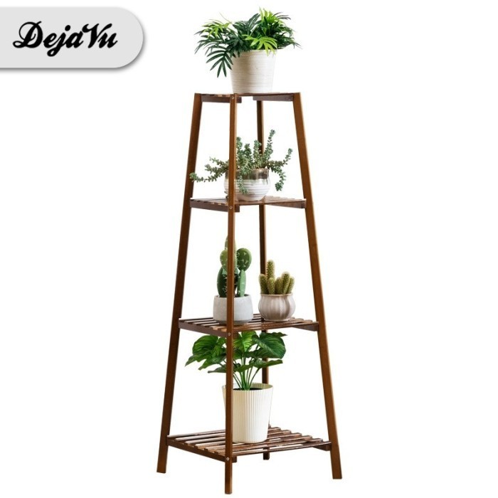 Jual Rak Kayu Tanaman Tingkat Design Minimalis Portable Rak Taman ...