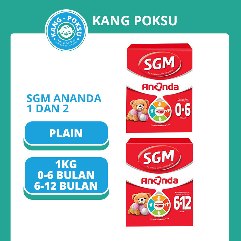Jual SGM ANANDA 1 2 SUSU FORMULA BAYI BUBUK 1000 gr SUSU BAYI FORMULA 0 ...