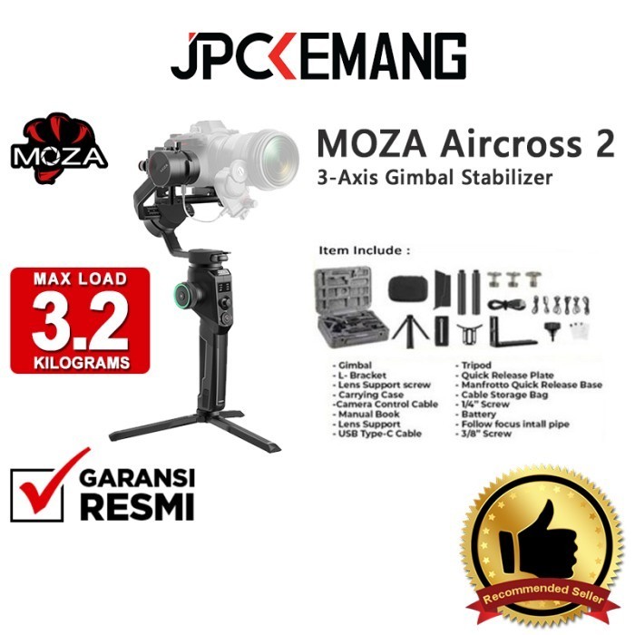 Jual Moza Aircross 2 Moza Air Cross 2 3 Axis Gimbal Stabilizer ...