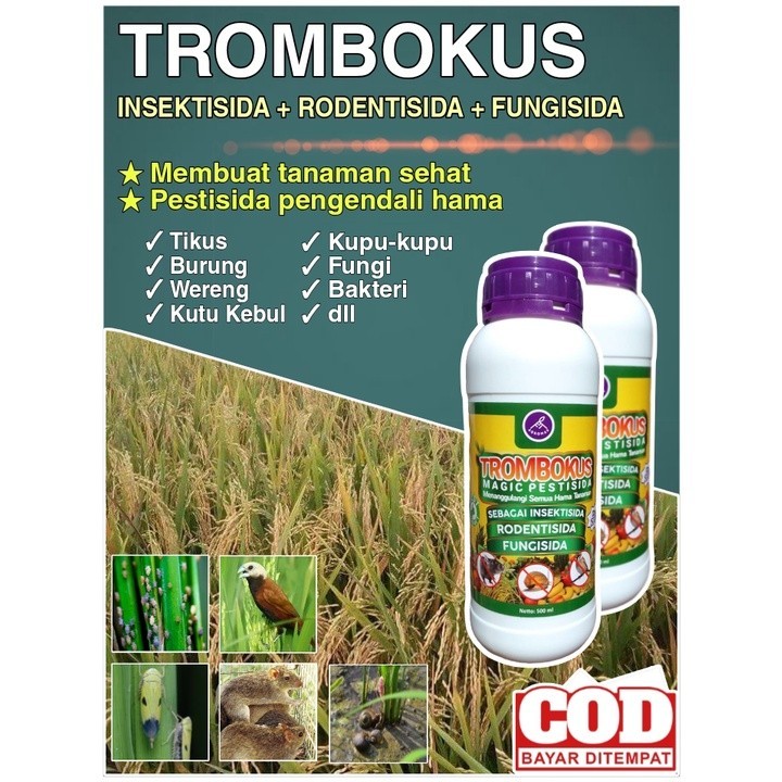 Jual Trombokus Pestisida Insektisida Rodentisida Fungisida Pengusir