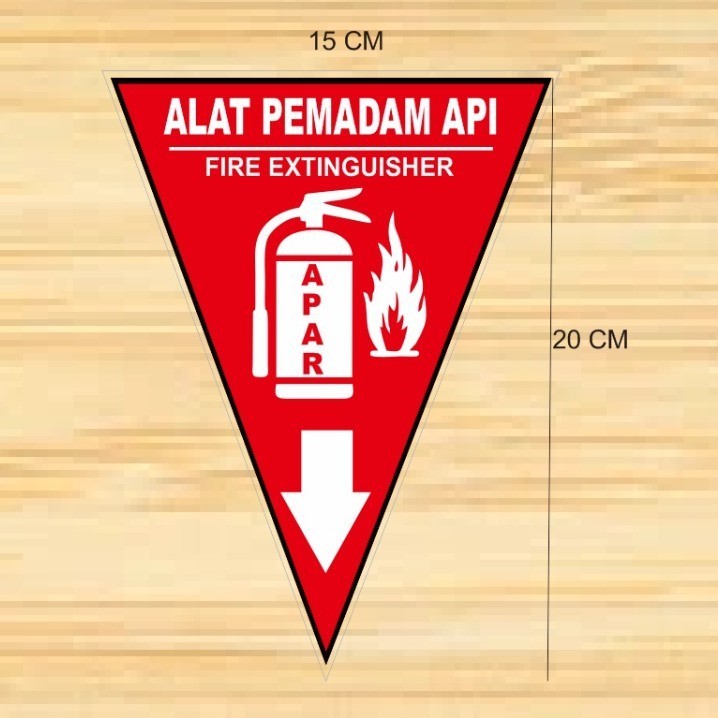 Jual Stiker Alat Pemadam Api Ringan Apar Shopee Indonesia