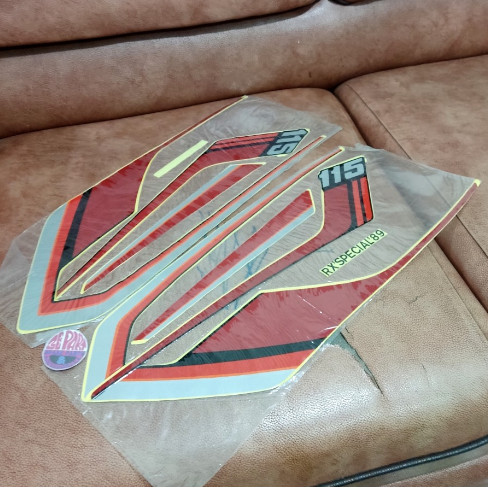 Jual Lis body RXS Special 89 Merah Striping Stiker Tangki RX Special ...