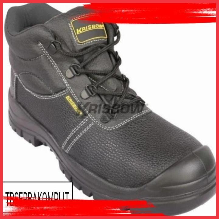 Jual (sumb) sepatu safety krisbow type maxi 6inch safety shoe boot 6 ...