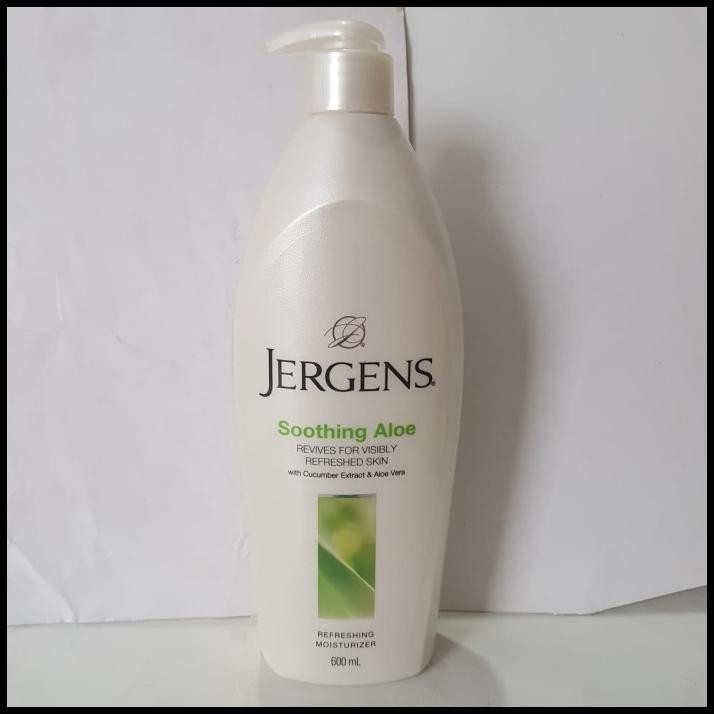 Jual Jergens Body Lotion Soothing Aloe Vera 600 Ml Shopee Indonesia